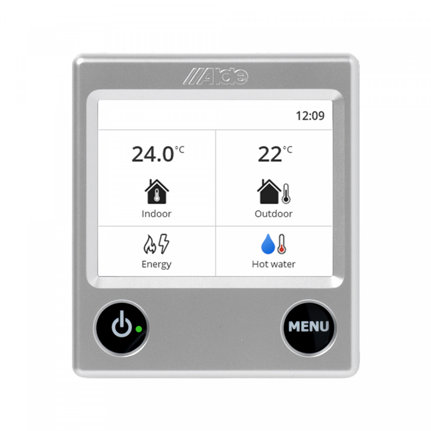 ALDE Schaltpaneel 3030 Farb-Touchscreen, silber