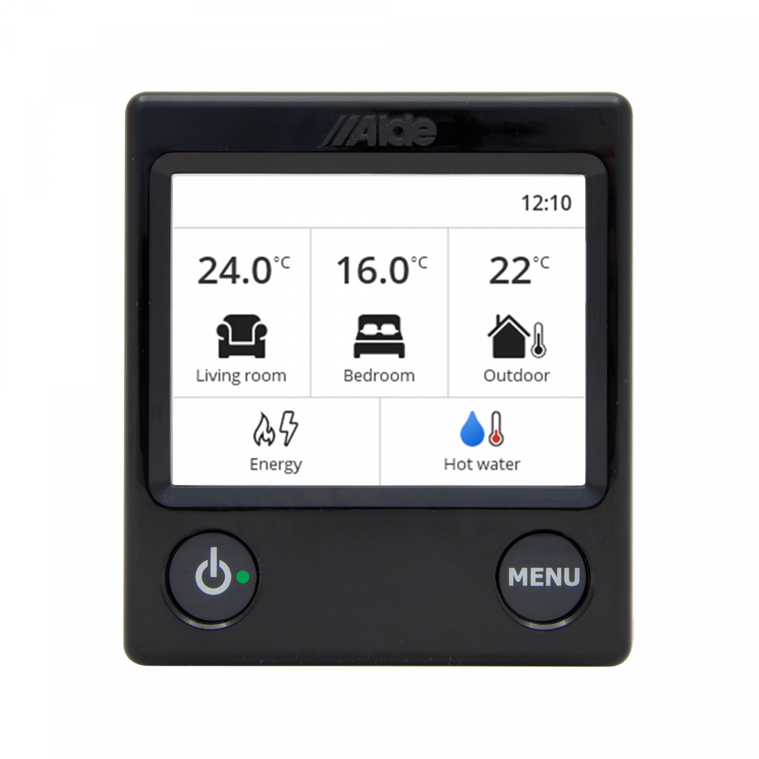 ALDE Schaltpaneel 3030 Farb-Touchscreen, schwarz