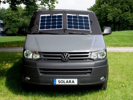 SOLARA POWER MOBIL Plus 102Wp (409 Wh/d*) für Volkswagenmodelle T5 und T6